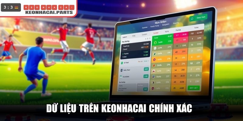 Dữ liệu trên Keonhacai chính xác
